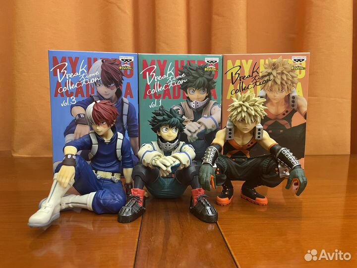 Аниме фигурки Бакуго, Мидория, Шото