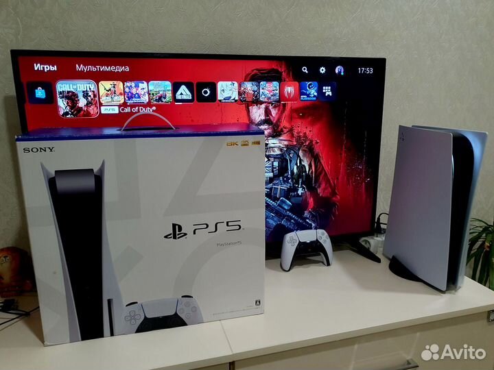 Sony PS5 с дисководом и более 60 игр