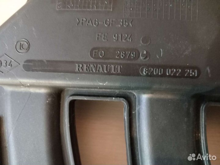 Колектор впускной на рено сандеро 2 2014г