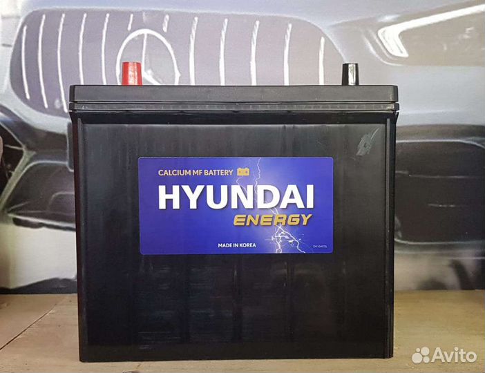 Аккумуляторы на Hyundai и KIA 40,50,60,70,80,100Ач