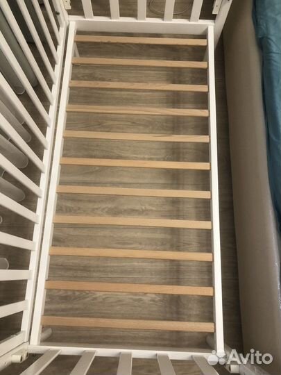 Приставная кровать papaloni, матрас, постельное