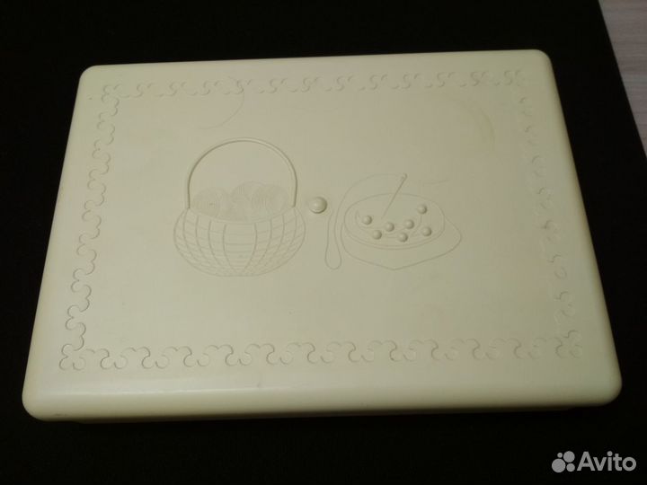 Шкатулка карболит для рукоделия СССР