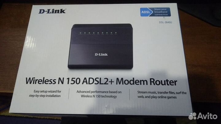 Роутер D-Link DSL-2640U