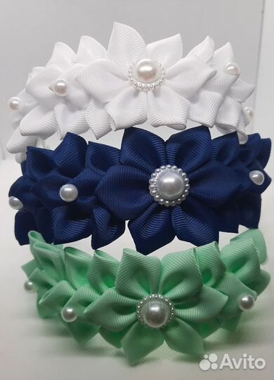 Ободок для волос ручной работы