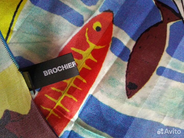 Шарф Brochier soieries Франция шелк