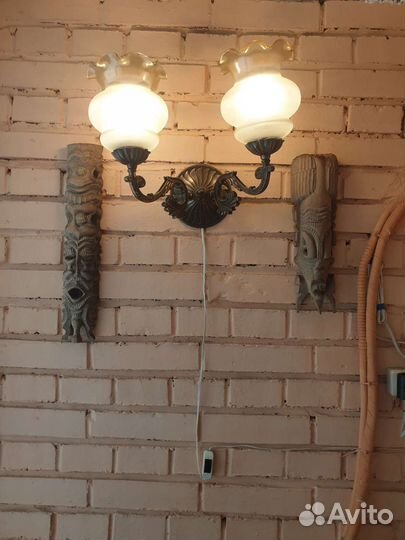 Африканская маска 80годы, 9*46см