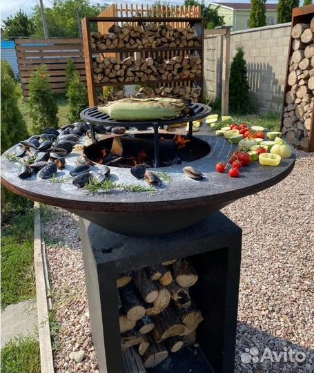 Гриль-очаг Эльбрус эльбрус 1000 стальная поверхнос