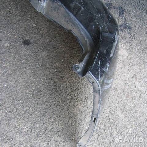 Бампер задний Nissan March AK12 черный