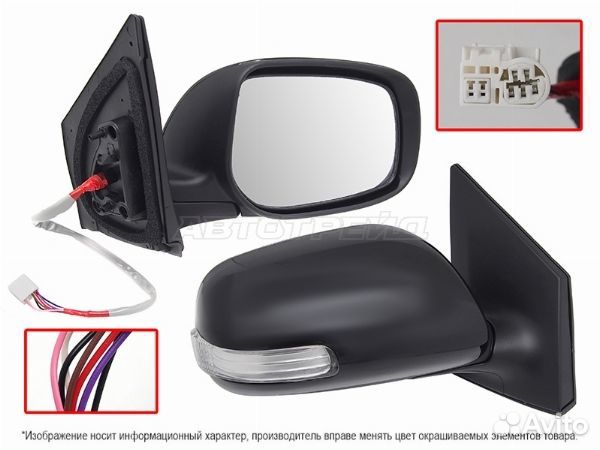Зеркало toyota corolla, toyota corolla ZE15 06-13