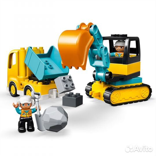 Lego duplo 10931 Грузовик и гусеничный экскаватор