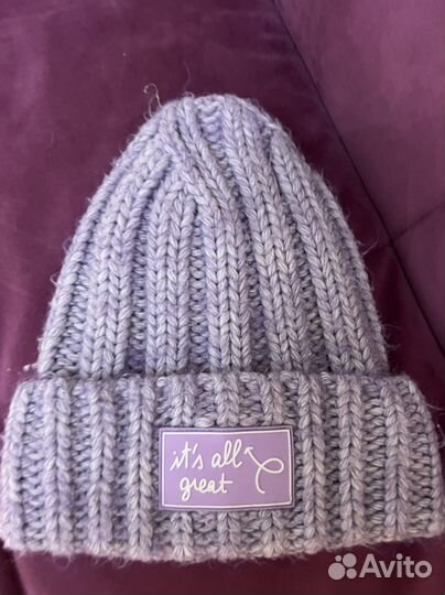 Шапка зимняя для девочки 52 54