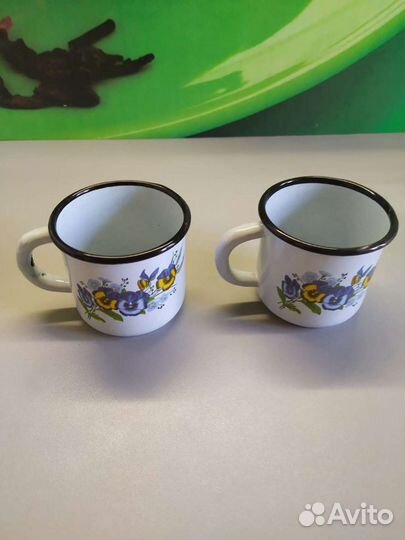 Кружка эмалированная маленькая СССР 