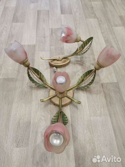 Люстра потолочная бу