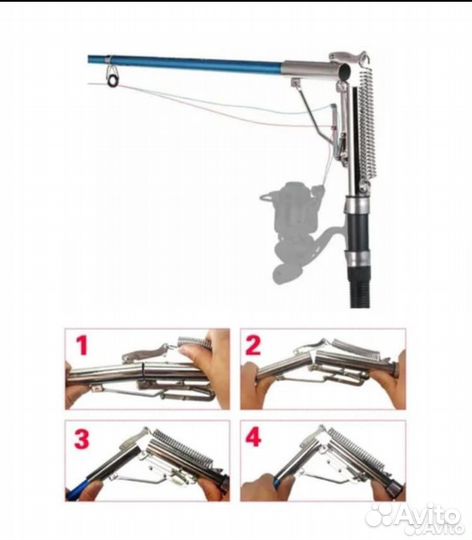Самоподсекающая телескопическая удочка 2,7 m