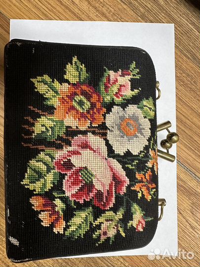 Театральная сумочка винтаж в виде саквояжа СССР