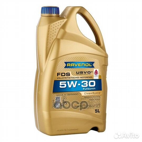 Масло ravenol FDS 5W-30 (5л) Ravenol
