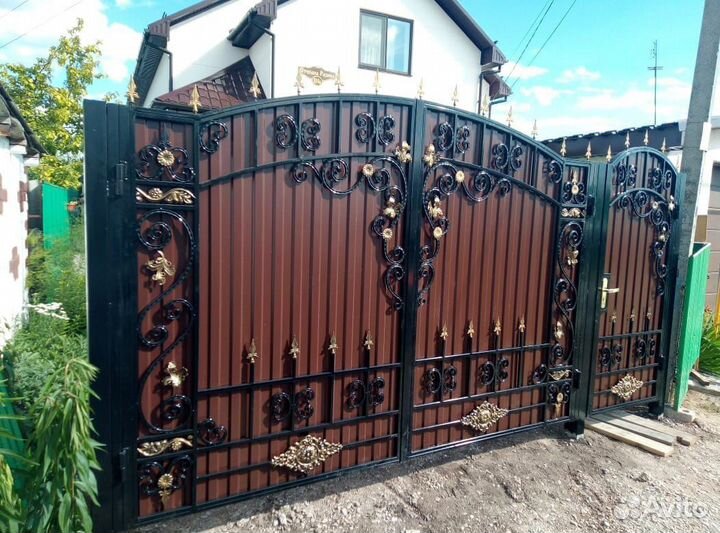 Кованые ворота и калитки