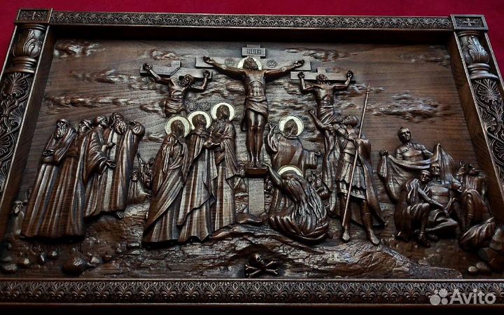 Панно из массива 