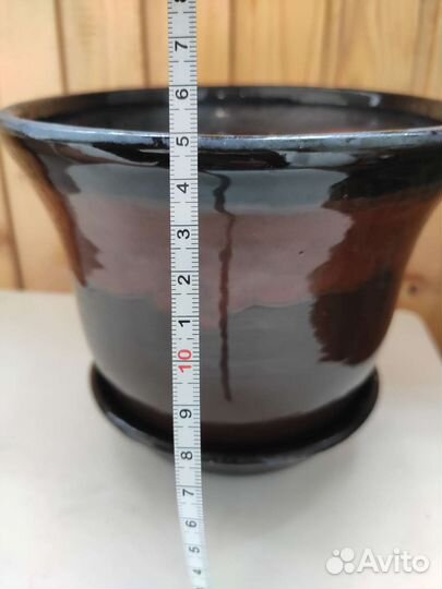 Горшок керамика, кашпо