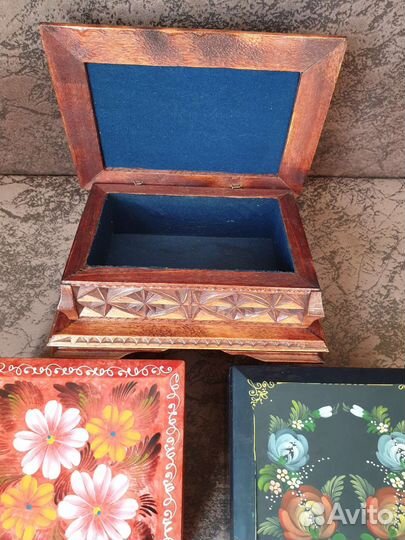 Шкатулка деревянная СССР