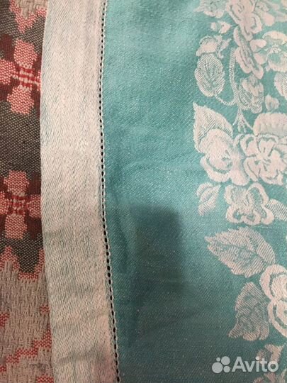 Скатерти и полотенца лен СССР