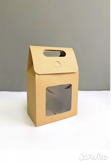 Коробка-сумочка, 10х15,5х6 см. бежевая