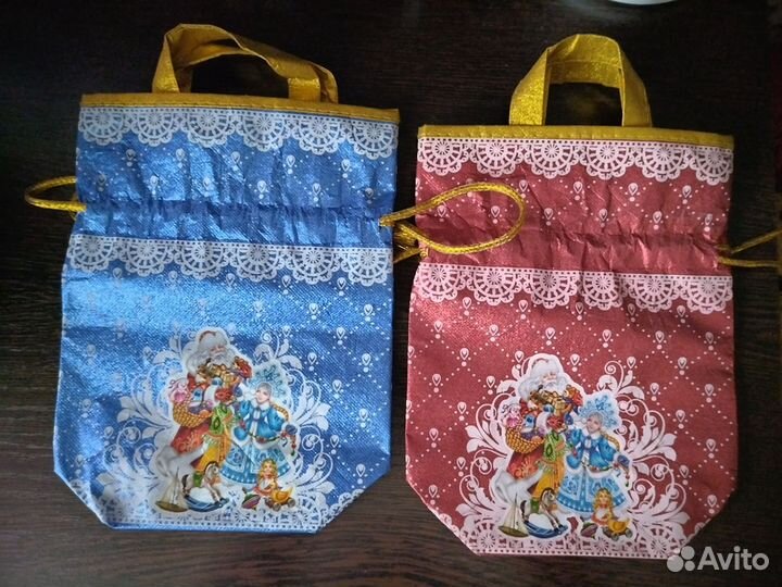 Мешочек для сладкого новогоднего подарка