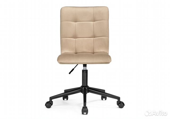Компьютерное кресло Квадро бежевый/черный