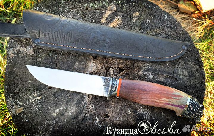 Нож туристический Сокол из кованой стали х12мф