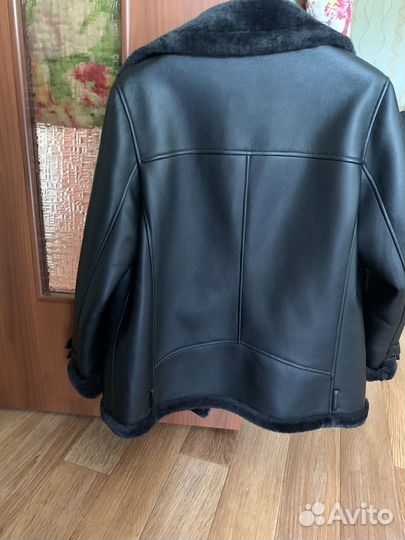 Дубленка авиатор женская