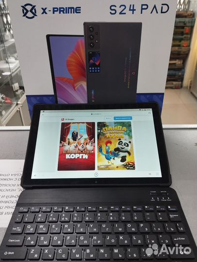 Планшет андроид с клавиатурой и мышкой 4/128GB