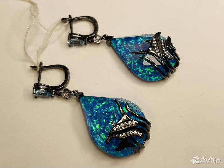 Серебряные серьги