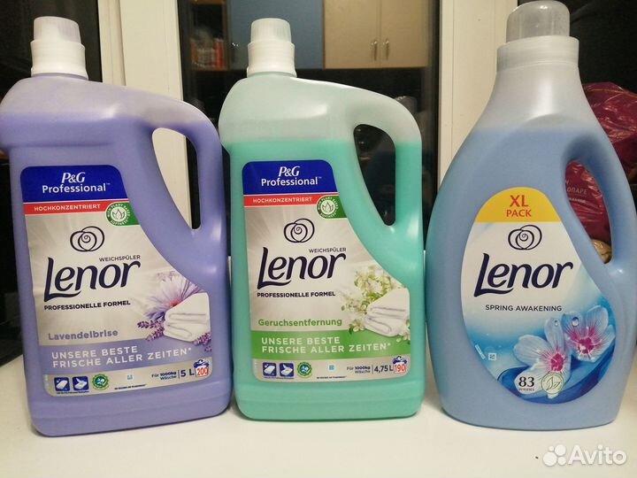 Гранулы Lenor и ленор 5л из финляндии