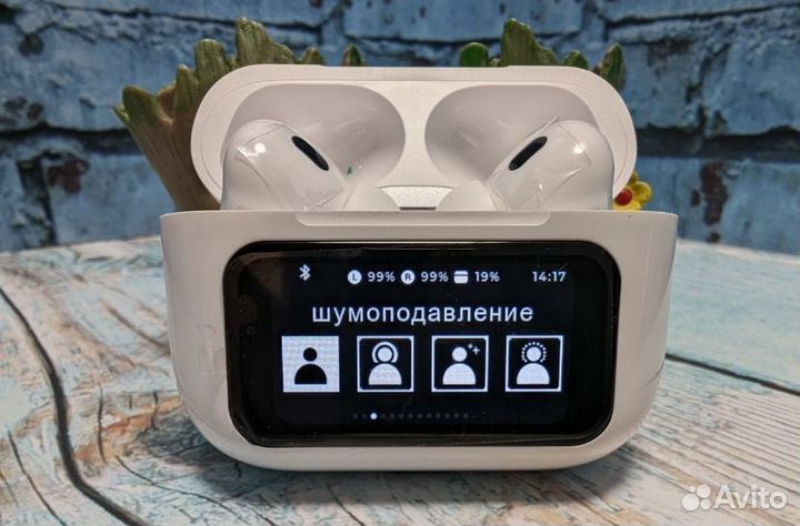 Airpods pro 2 с сенсорным дисплеем
