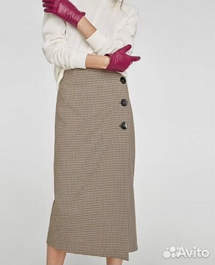 Юбка в клетку