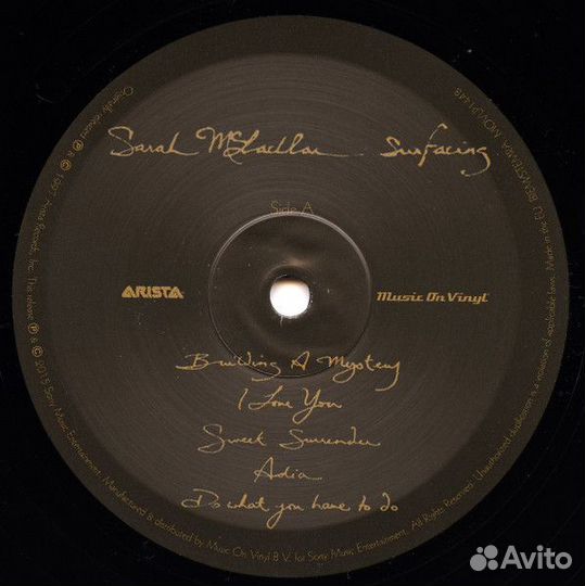 Виниловая пластинка mclachlan sarah - surfacing (L