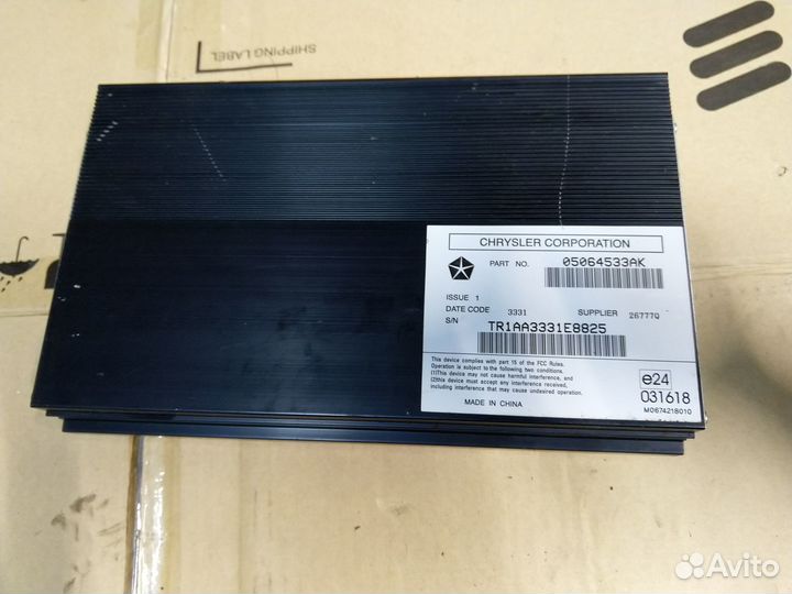 Усилитель звука Jeep Grand Cherokee WK2