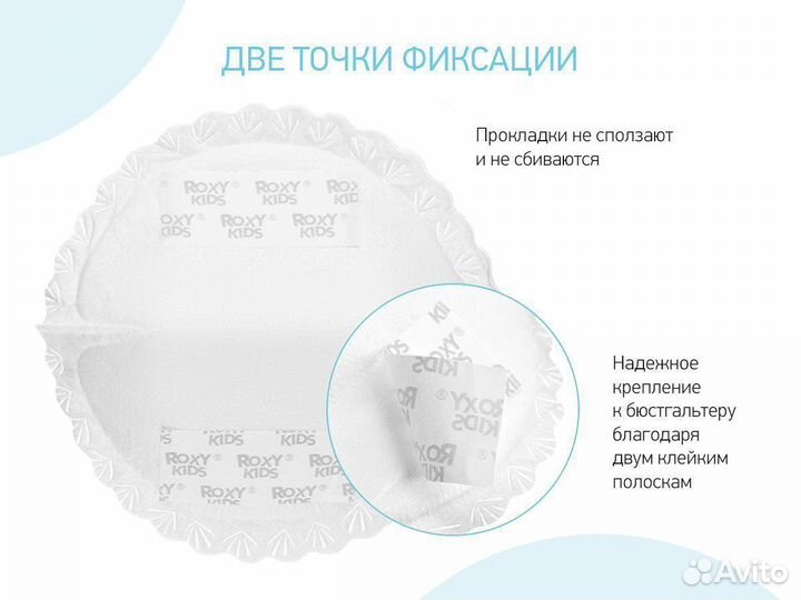 Впитывающие прокладки для груди 96шт Roxy