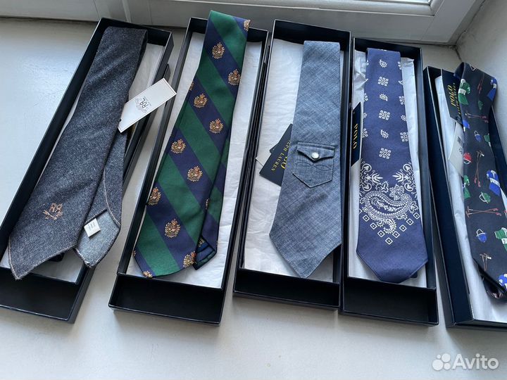Мужские галстуки double ralph lauren эксклюзив