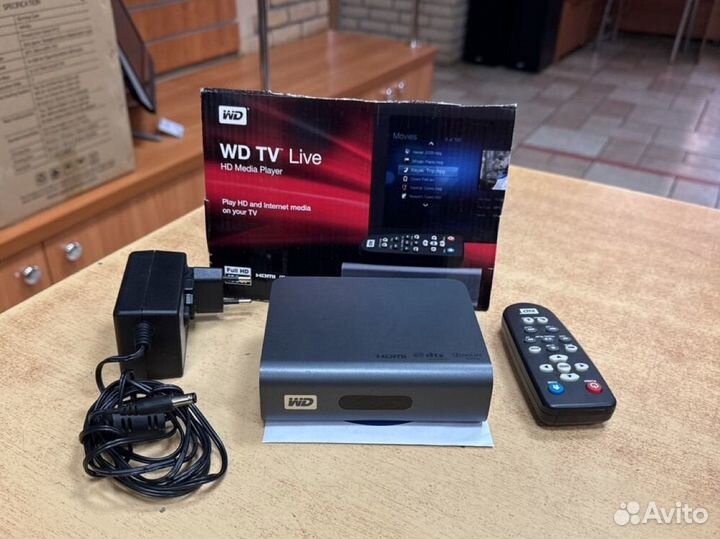 Приставка медиаплеер для телевизора WD TV Live