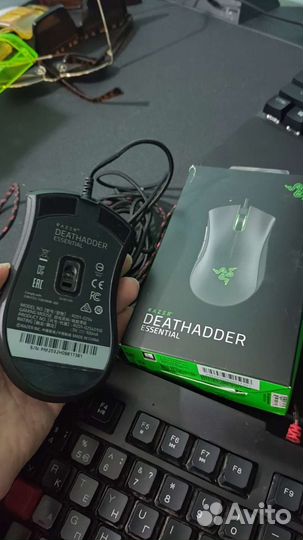 Мышь Razer Essential + клавиатура Bloody Q100
