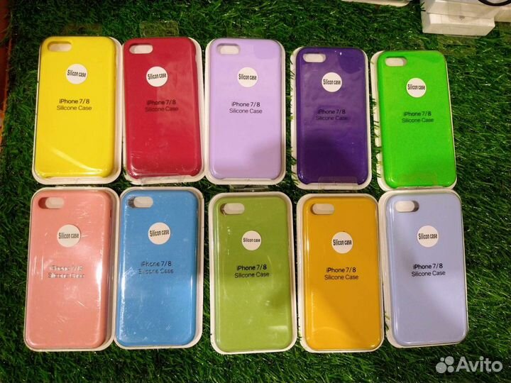 Чехлы silicon case на iPhone