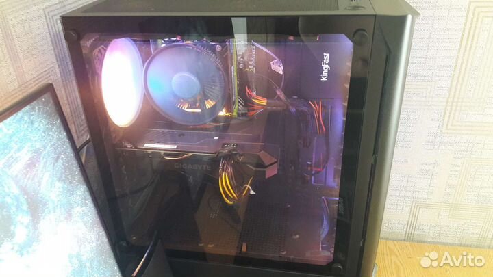 Игровой компьютер gtx1660/Intel/16g/512+256Gb/RGB
