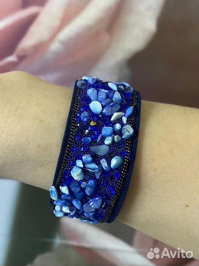 Браслет кожаный