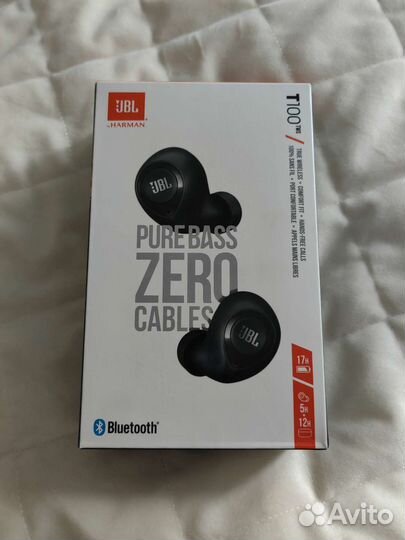 Беспроводные наушники jbl т100 правый