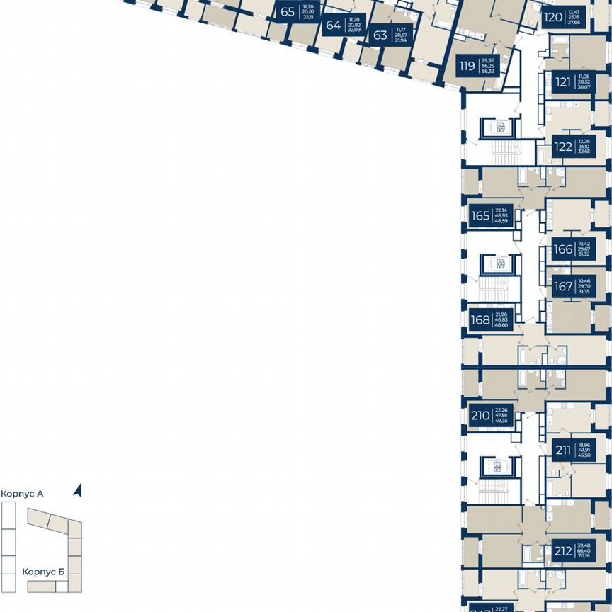 1-к. квартира, 32,9 м², 2/12 эт.