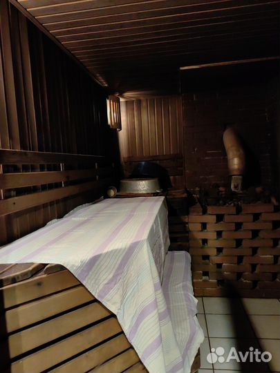 Русская баня на дровах с чаном