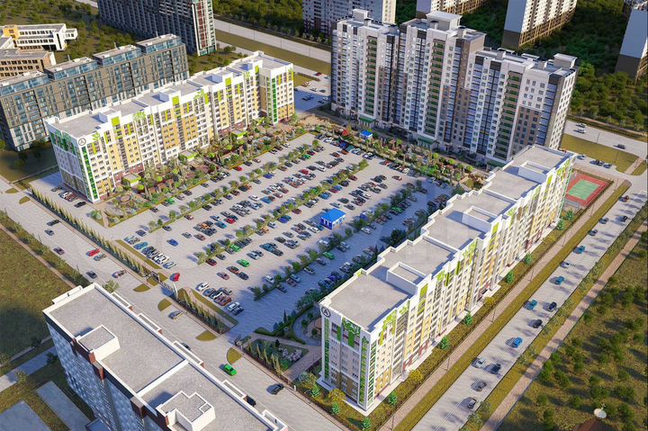 3-к. квартира, 85,8 м², 3/10 эт.