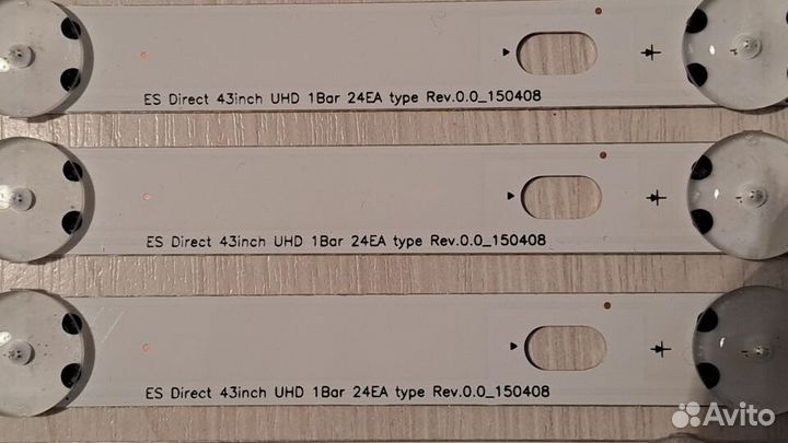 Direct 43inch UHD 1Bar 24EA type Rev.0. UF64 UHD A