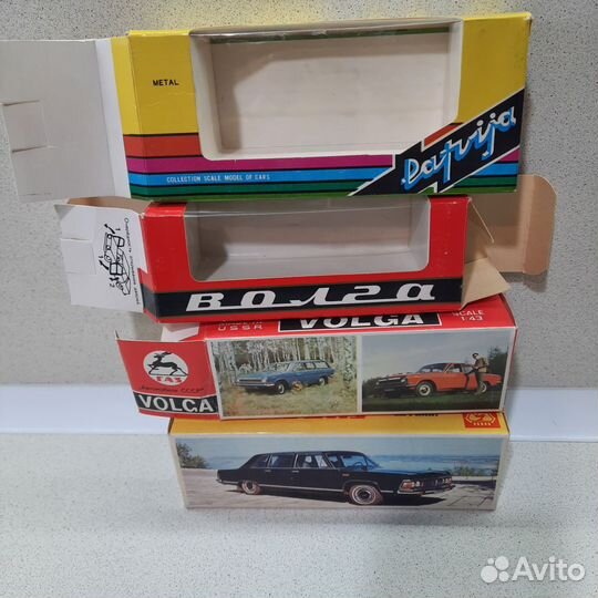 Коробка для модели автомобилей СССР 1:43
